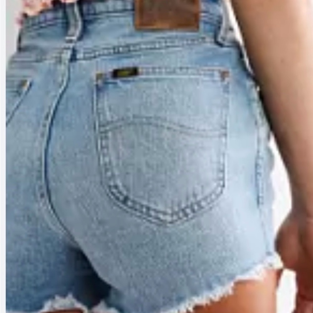 Lee Light Blue Jean Shorts